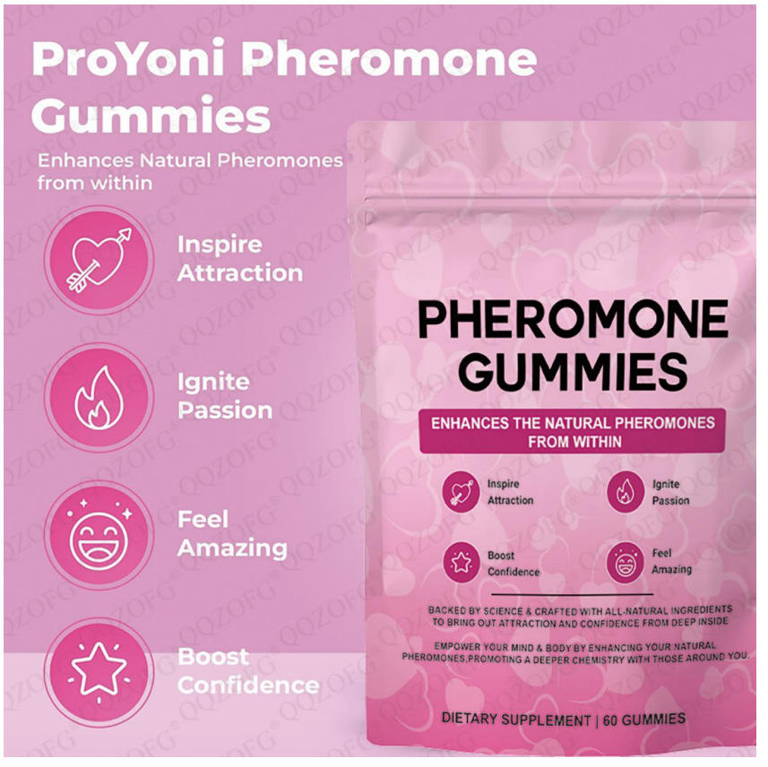 Pheromone Gummies – Boost Attraction & Confidence (60 Gummies)