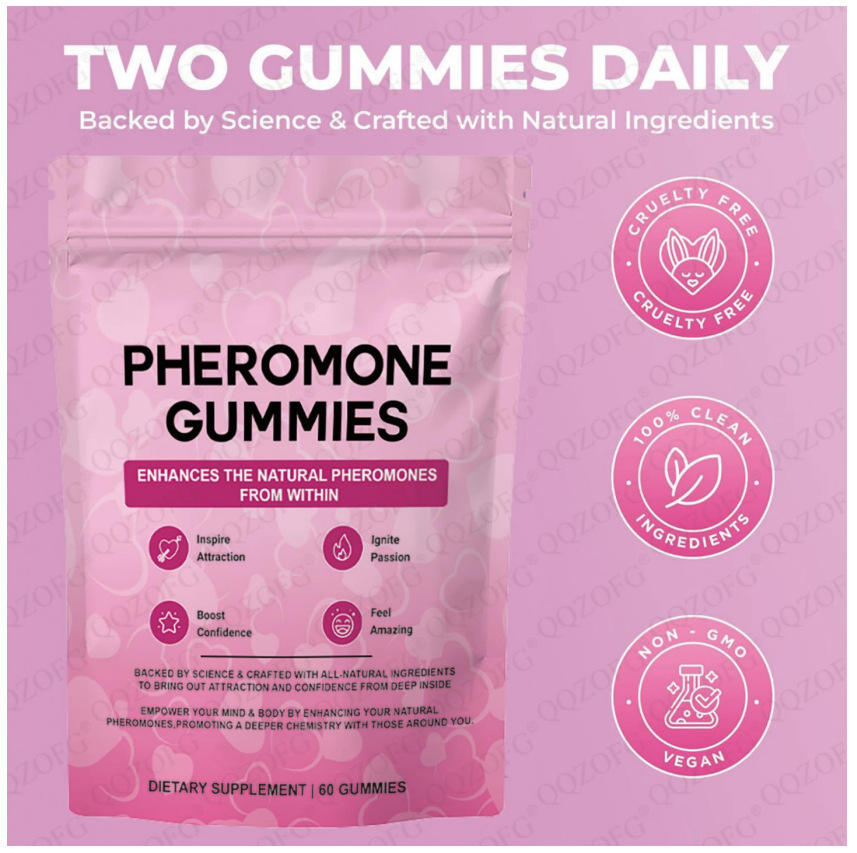 Pheromone Gummies – Boost Attraction & Confidence (60 Gummies)
